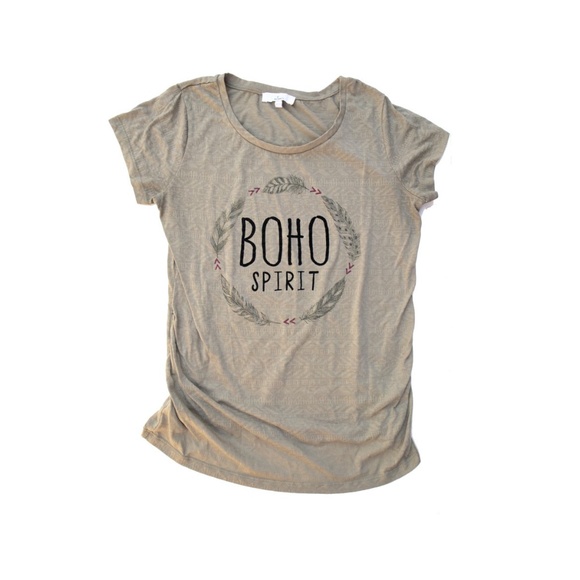 Size M Glo Wear Maternity Short Sleeve Top - Picture 1 of 1